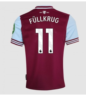 West Ham United Niclas Fullkrug #11 Primera Equipación 2024-25 Manga Corta